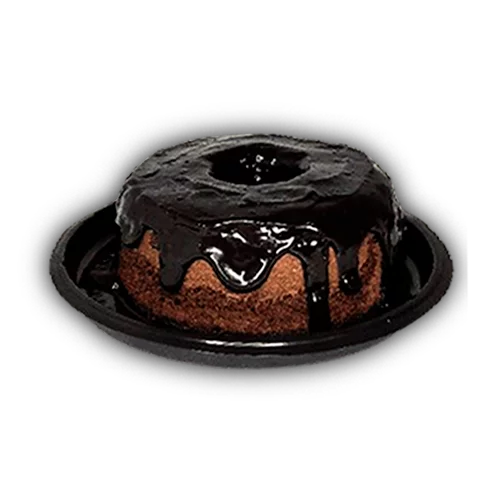 Bolo de Chocolate com Cobertura de Calda de Chocolate